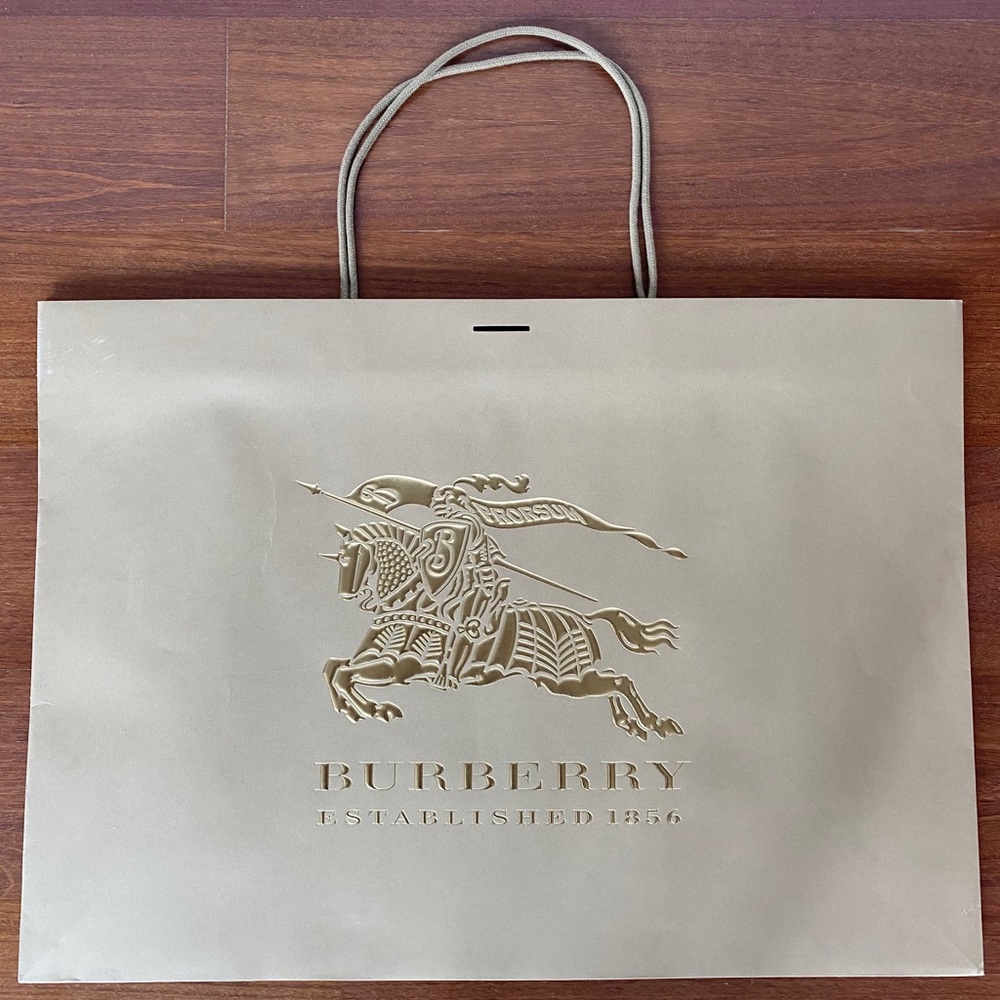 COPY - Large Burberry Paperbag 25” x 18”